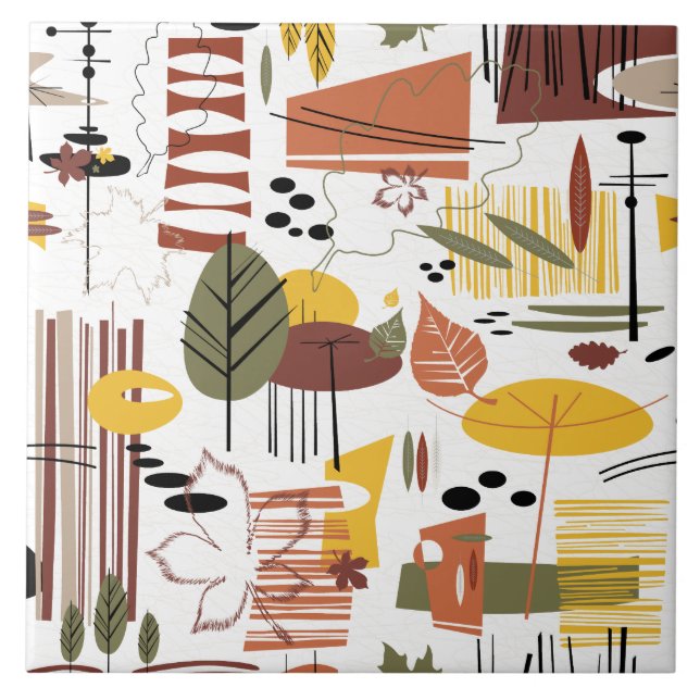 Retro nedgång enGå Kakelplatta (Framsidan)