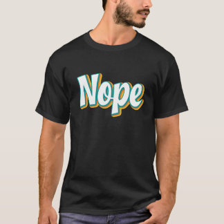 Retro Nej T Shirt