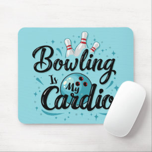 Retro Neon "Bowling is My Cardio" Funny Bowling Musmatta