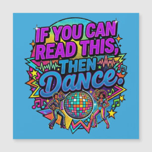 Retro Neon Disco Boll Dansfest Grafikdesign