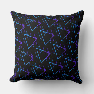 Retro Neon Geometric Mönster 2 Kudde