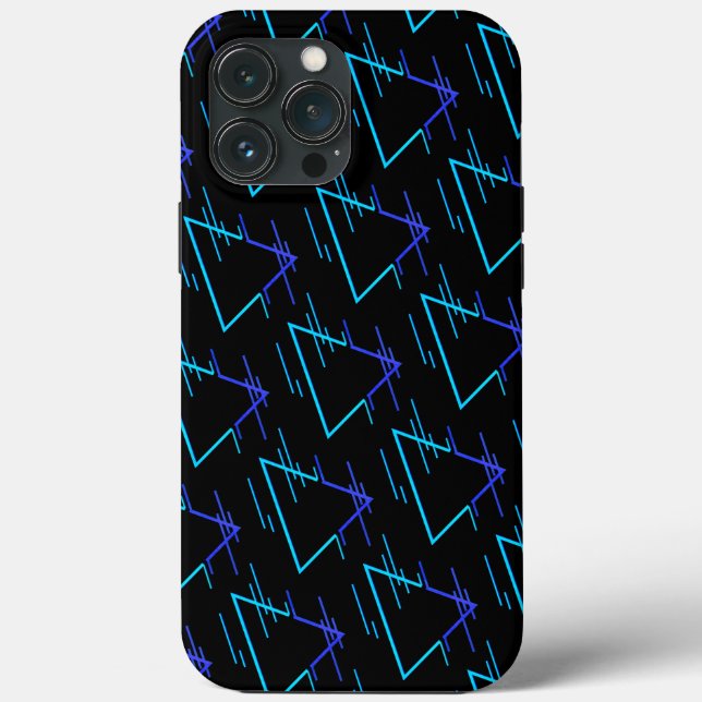 Retro Neon Geometric Mönster 3 (Baksida)