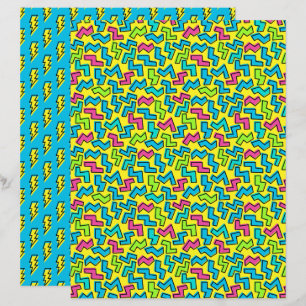 Retro Neon Mönster