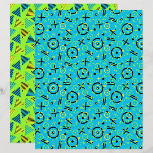 Retro Neon Mönster