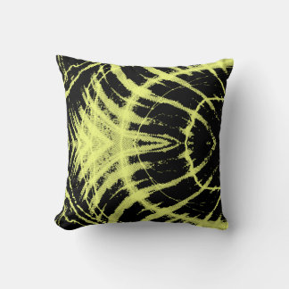 Retro neon mönster Pillow Kudde