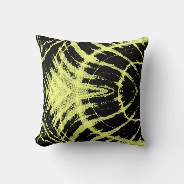 Retro neon mönster Pillow Kudde (Framsida)
