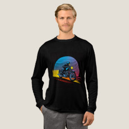 Retro Neon Motorcycle — Cafe Racer Men’s T Shirt