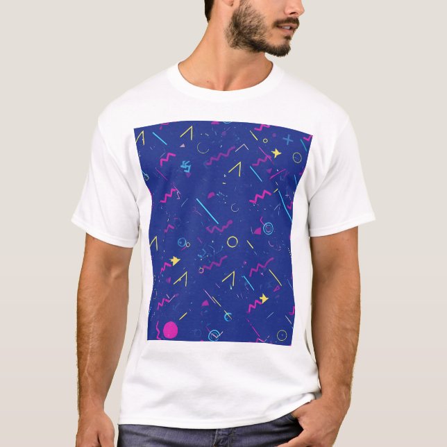 Retro Neon Party Tee (Framsida)