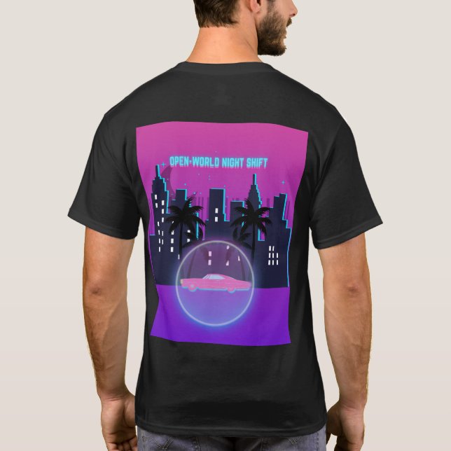 Retro Neon T Shirt (Baksida)