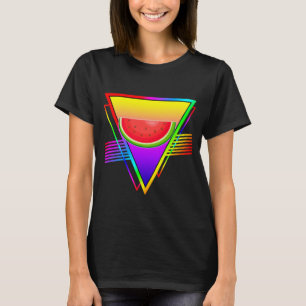 Retro Neon Vattenmelon T Shirt