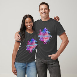 Retro NeuroDivergent Paint Splatter Brain Shirt T