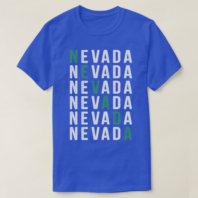 Retro Nevada T Shirt (Design framsida)