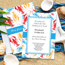 Retro New England Lobster Bake Party
