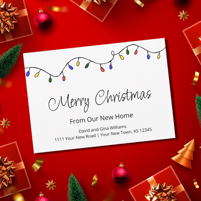 Retro New Home Flytta Ljus  Meddelande (Skapare uppladdad)