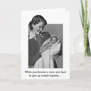 Retro - New mamma - Ge Up Luxuries Kort