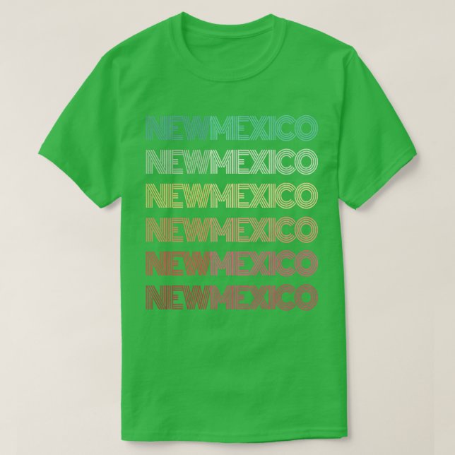 Retro NEW MEXICO Home State Roots Albuquerque Fami T Shirt (Design framsida)