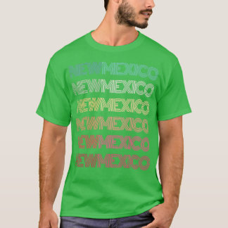 Retro NEW MEXICO Home State Roots Albuquerque Fami T Shirt