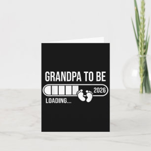 Retro New Pappa Est 2026 Far Dag Grandpa ska vara Kort