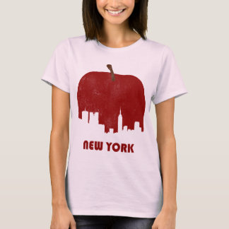 Retro New York Horisont-Kvinnor Tee Shirt