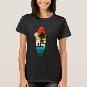 Retro New York Jones Beach Island Surfboarders Sur T Shirt