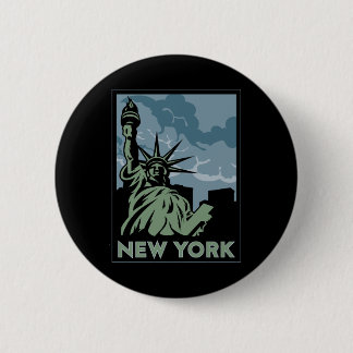 retro New York United States USA vintage reser Knapp