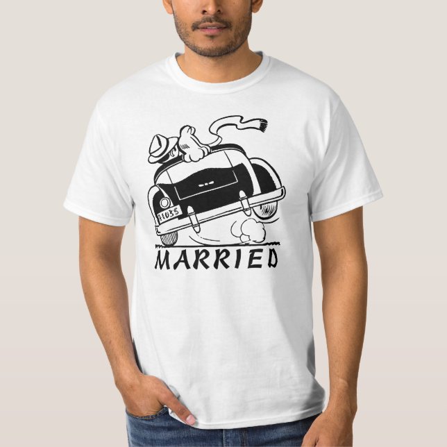 RETRO,NEWLY MARRIED TEE SHIRT (Framsida)