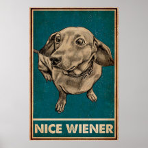 Retro Nice Butt Dachshund hund roliga citat