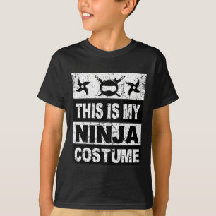 Retro Ninja Costume Halloween for Boy Kids Manar T Shirt