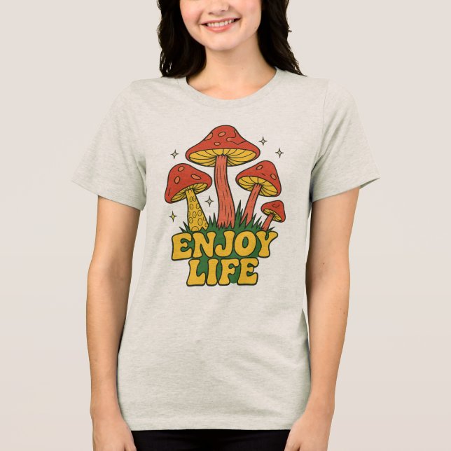 Retro Njut av sötskjorta T Shirt (Framsida)