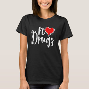 Retro No Drugs Awareness Month Hiv Aids Awareness T Shirt