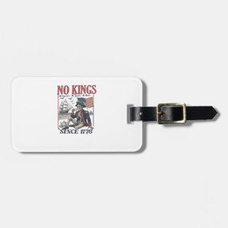 Retro No Kings Since 1776 Rejecting Kings Classic  Bagagebricka