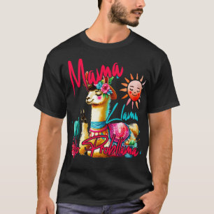 Retro NO PROBLLAMA Design Vintage Llama Alpaca T Shirt