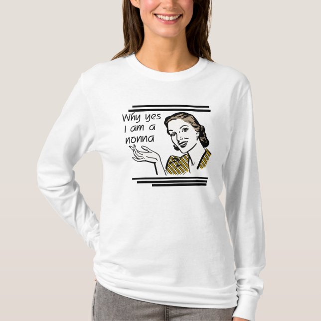 Retro Nonna Tshirts och gåvor (Framsida)