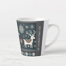 Retro Nordic Reindeer Mönster