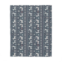 Retro Nordic Reindeer Mönster