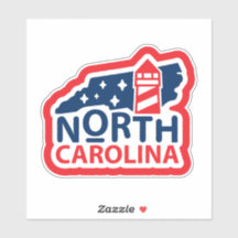 Retro North Carolina Statlig flagga