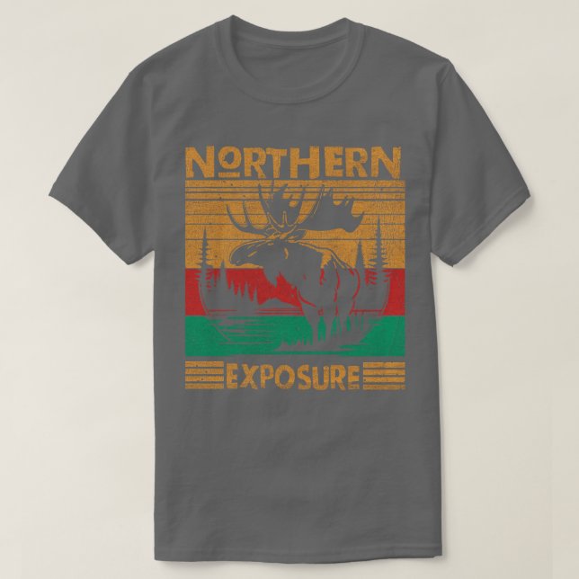 Retro Northern Exposure TShirt T Shirt (Design framsida)