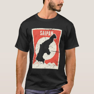 Retro Northern Mariana Islands Saipan T Shirt