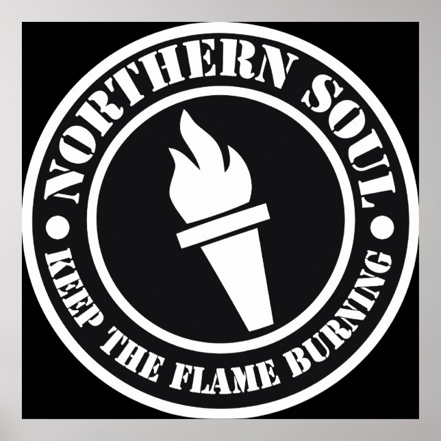 Retro Northern Soul stil design Poster (Framsidan)