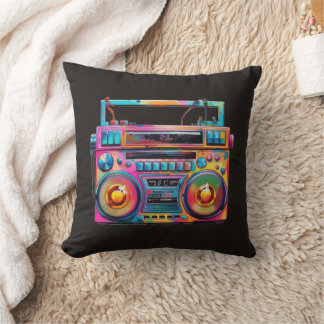 Retro Nostalgi Boombox Musik Klassiker Kudde