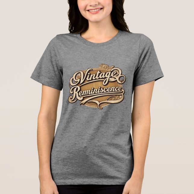 Retro Nostalgia Vintage Reminiscence T-Shirt - Tim (Framsida)