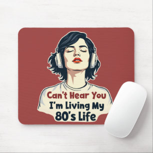 Retro Nostalgic Music Älskare Throwback Design på Musmatta