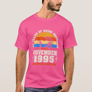 Retro November 1995, 27 år gammalt fiske Älskare 2 T Shirt