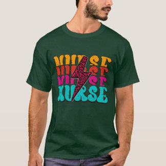 Retro Nurse 7 T Shirt