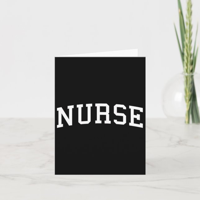Retro Nurse Gifts Nurse Week Gifts Manar Women Nur Kort (Framsida)