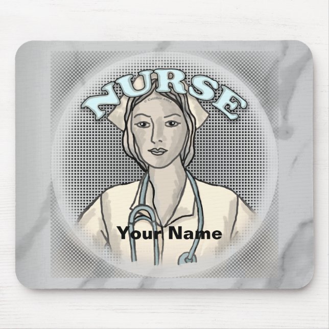 Retro nurse  musmatta (Framsidan)