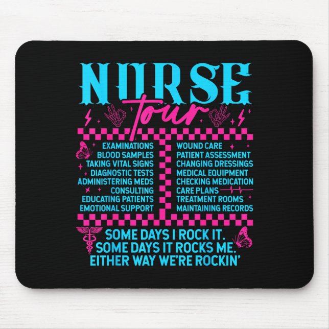 Retro Nurse Nurse Week Men Women Nurse  Musmatta (Framsidan)