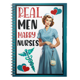 Retro Nurse Pinup_ Real Manar Marry Nurses Anteckningsbok