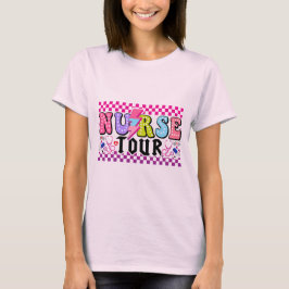 Retro Nurse Tour T Shirt