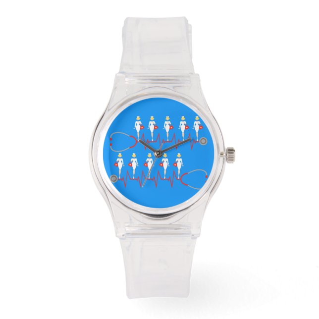 Retro Nurse Watch Armbandsur (Framsida)